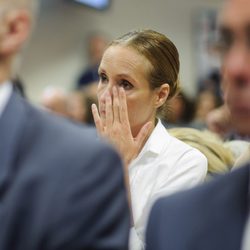 Sandra Ibarra se emociona en la presentación de El Legado de María de Villota