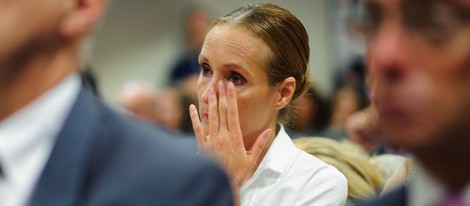 Sandra Ibarra se emociona en la presentación de El Legado de María de Villota