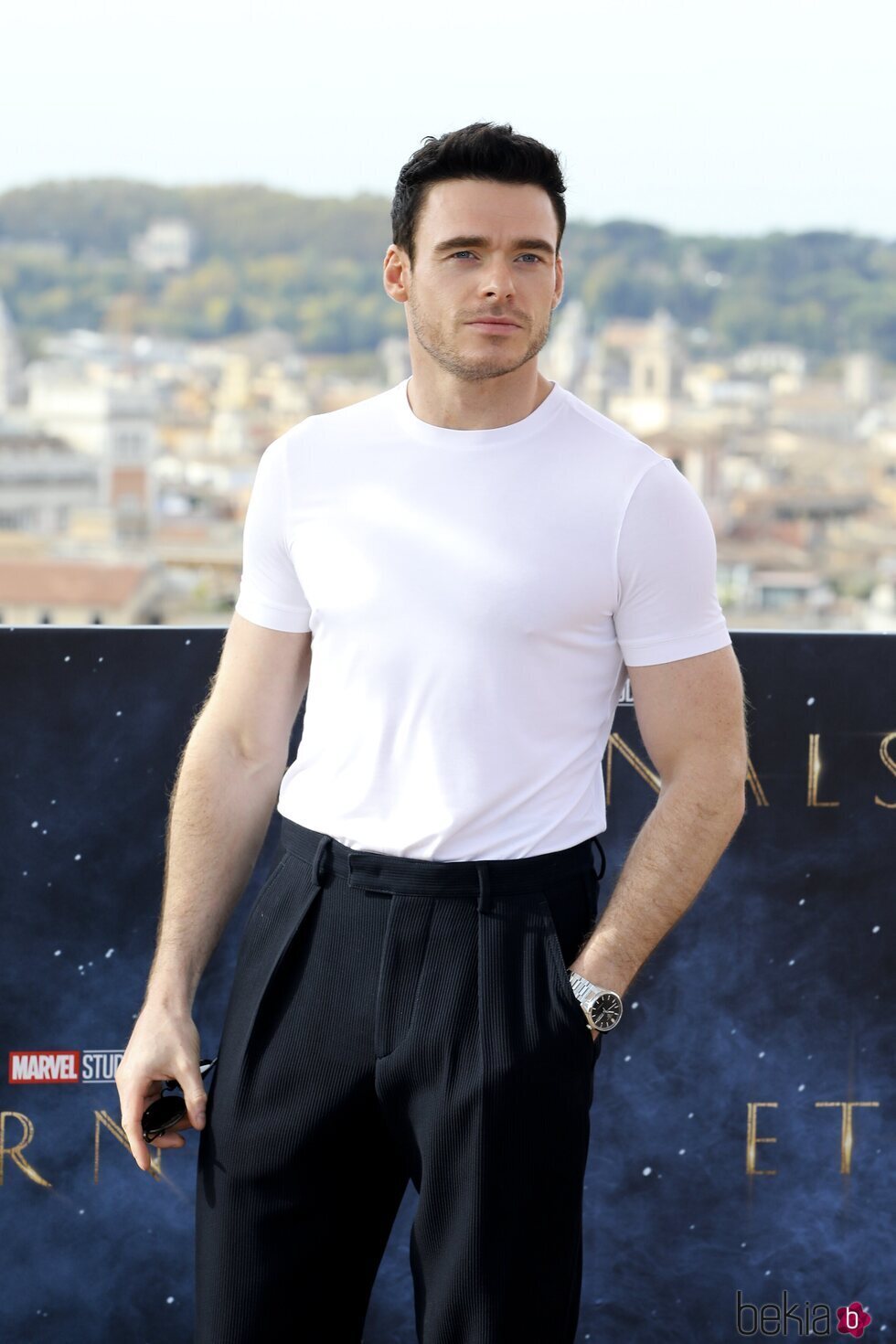 Richard Madden en la presentación de 'Eternals' en Roma