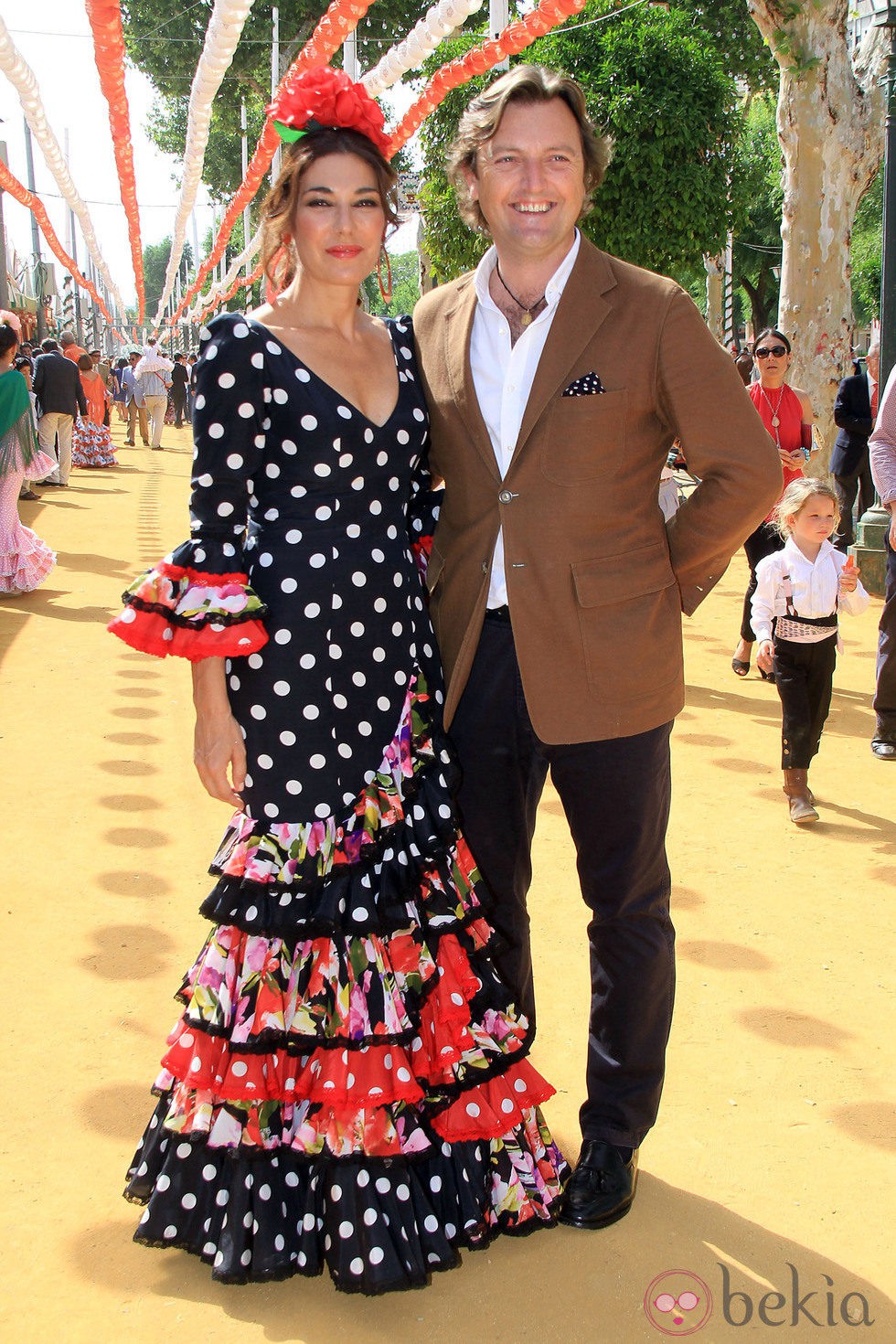 Raquel Revuelta y Raúl Gracia 'El Tato' en la Feria de Sevilla 2014