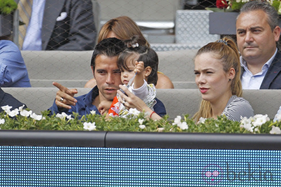 Javier Saviola en el Open Madrid 2014