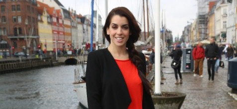 Ruth Lorenzo posa en el Nyhavn de Copenhague