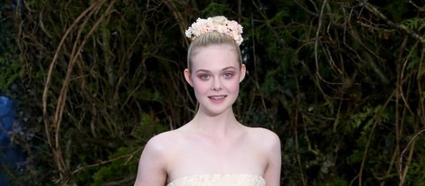 Elle Fanning en la premiere de 'Maléfica' en Londres