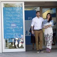 Sergio Ramos y Pilar Rubio salen del hospital con su hijo Sergio