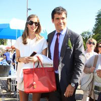 Luis Alfonso de Borbón y Margarita Vargas en la Feria de Sevilla 2014