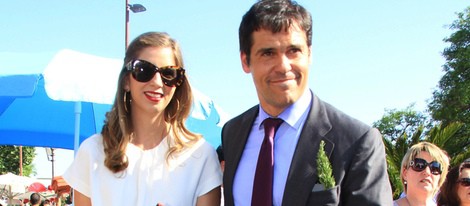 Luis Alfonso de Borbón y Margarita Vargas en la Feria de Sevilla 2014