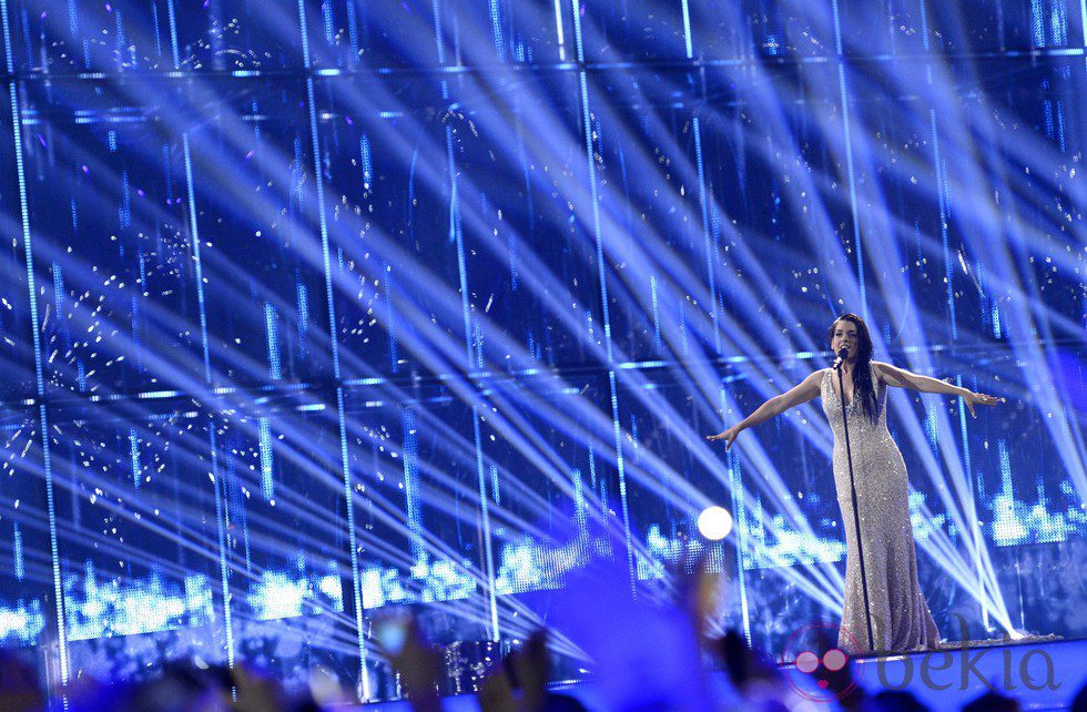 Ruth Lorenzo durante su actuación en el Festival de Eurovisión 2014