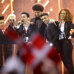 Basim durante su actuación en el Festival de Eurovisión 2014