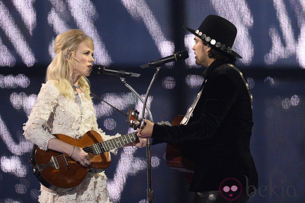 The Common Linnets durante su actuación en el Festival de Eurovisión 2014