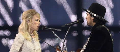 The Common Linnets durante su actuación en el Festival de Eurovisión 2014