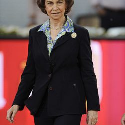 La Reina Sofía en la final del Madrid Open 2014