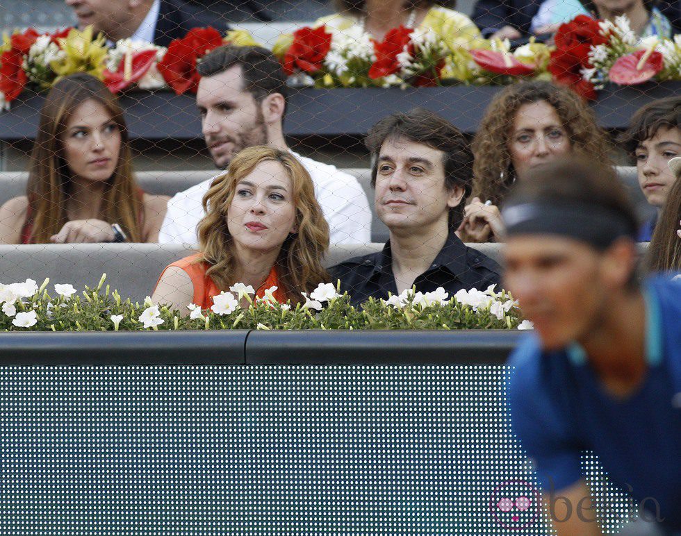 Marta Hazas y Javier Veiga en la final del Madrid Open 2014