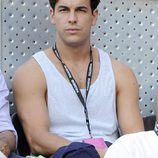 Mario Casas en la final del Madrid Open 2014