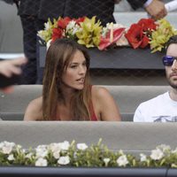 Helen Lindes y Rudy Fernández en la final del Madrid Open 2014