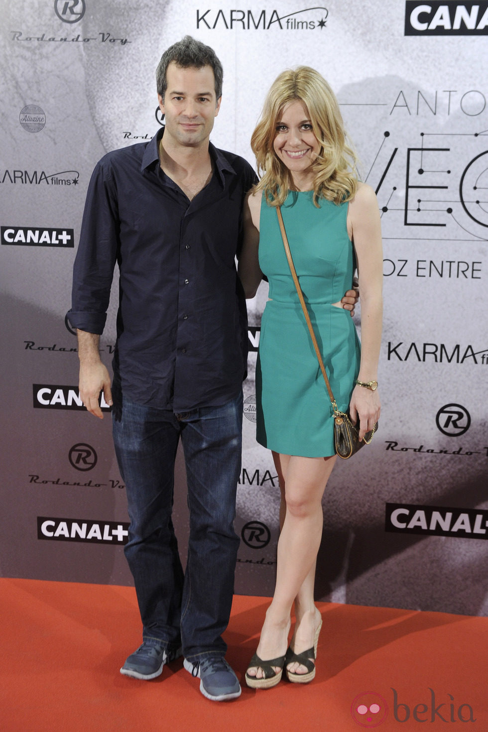 Alexandra Jiménez y Luis Rallo en el estreno del documental sobre Antonio Vega