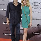 Alexandra Jiménez y Luis Rallo en el estreno del documental sobre Antonio Vega