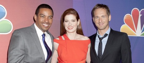 Debra Messing, Josh Lucas y Laz Alonso en los Upfronts de la NBC 2014