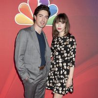 Ben Feldman y Cristin Milioti en los Upfronts de la NBC 2014