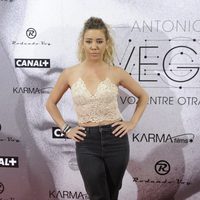 Sandra Cervera en el estreno del documental sobre Antonio Vega