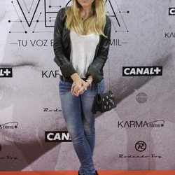 Berta Collado en el estreno del documental sobre Antonio Vega