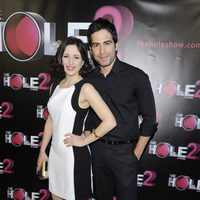 Alejandro Tous y Ruth Nuñez en la despedida de 'The Hole 2' de Madrid