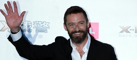 Hugh Jackman en la premiere de Pekín de 'X-Men: días del futuro pasado'