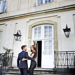 Los Príncipes de Dinamarca posando en con motivo de su décimo aniversario de boda