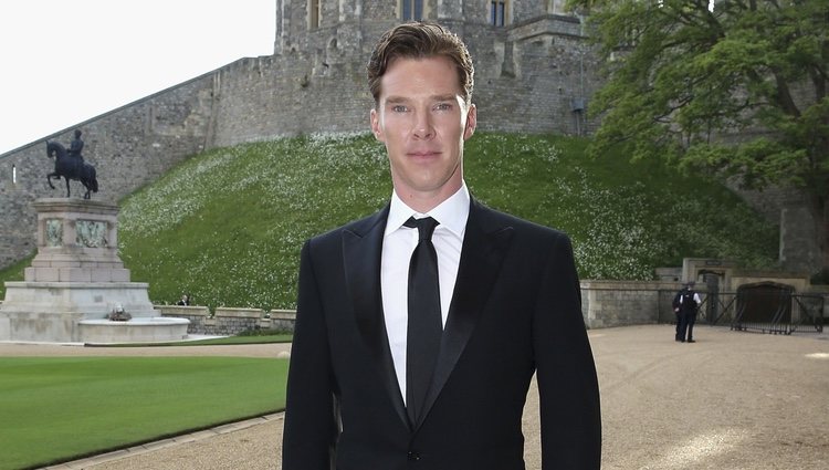 Benedict Cumberbatch en una cena benéfica en el Castillo de Windsor