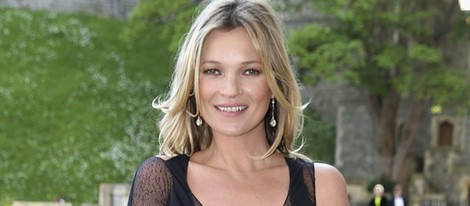 Kate Moss en una cena benéfica en el Castillo de Windsor