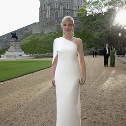 Cate Blanchett en una cena benéfica en el Castillo de Windsor