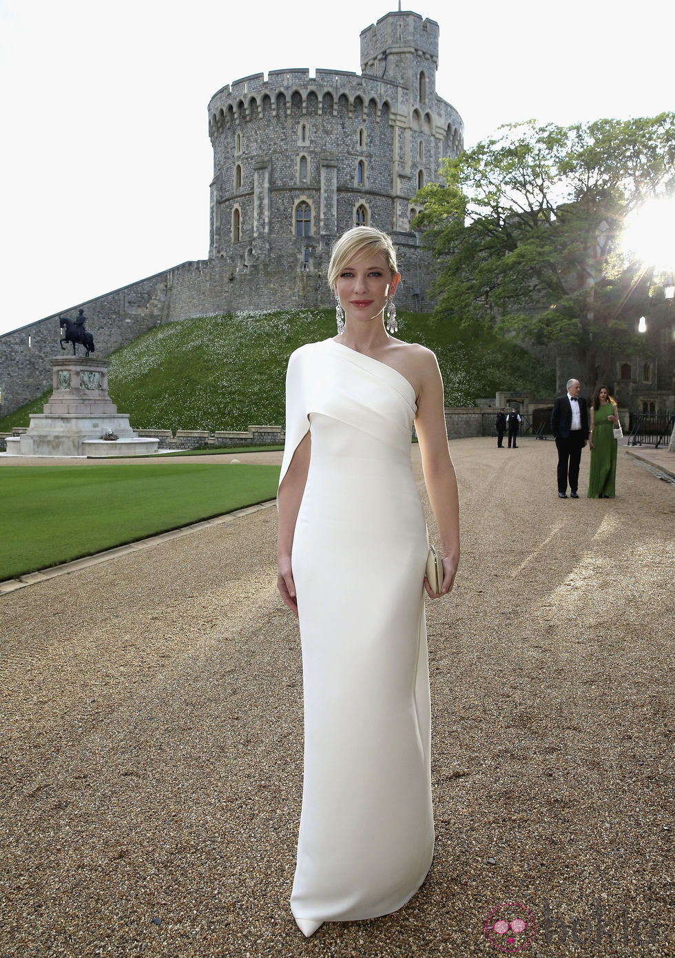 Cate Blanchett en una cena benéfica en el Castillo de Windsor