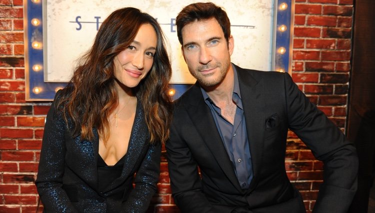 Maggie Q y Dylan McDermott en los Upfronts de CBS 2014