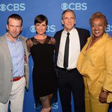 Lucas Black, Zoe McLellan, Scott Bakula y la productora de la serie en los Upfronts de la CBS 2014