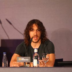 Carles Puyol en su despedida del Barça