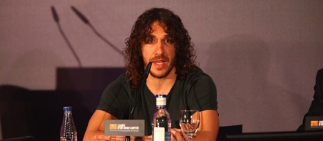 Carles Puyol en su despedida del Barça