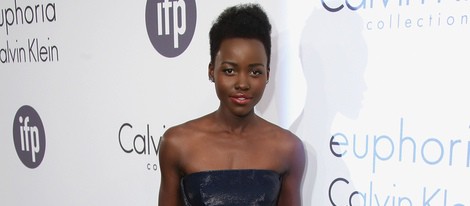 Lupita Nyong'o en la fiesta Calvin Klein del Festival de Cannes 2014