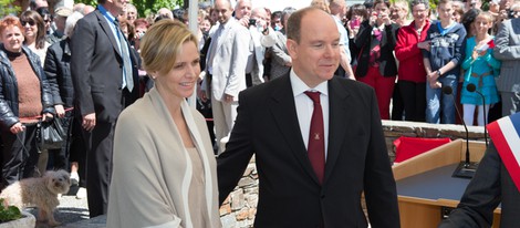 Alberto y Charlene de Monaco en Cantal