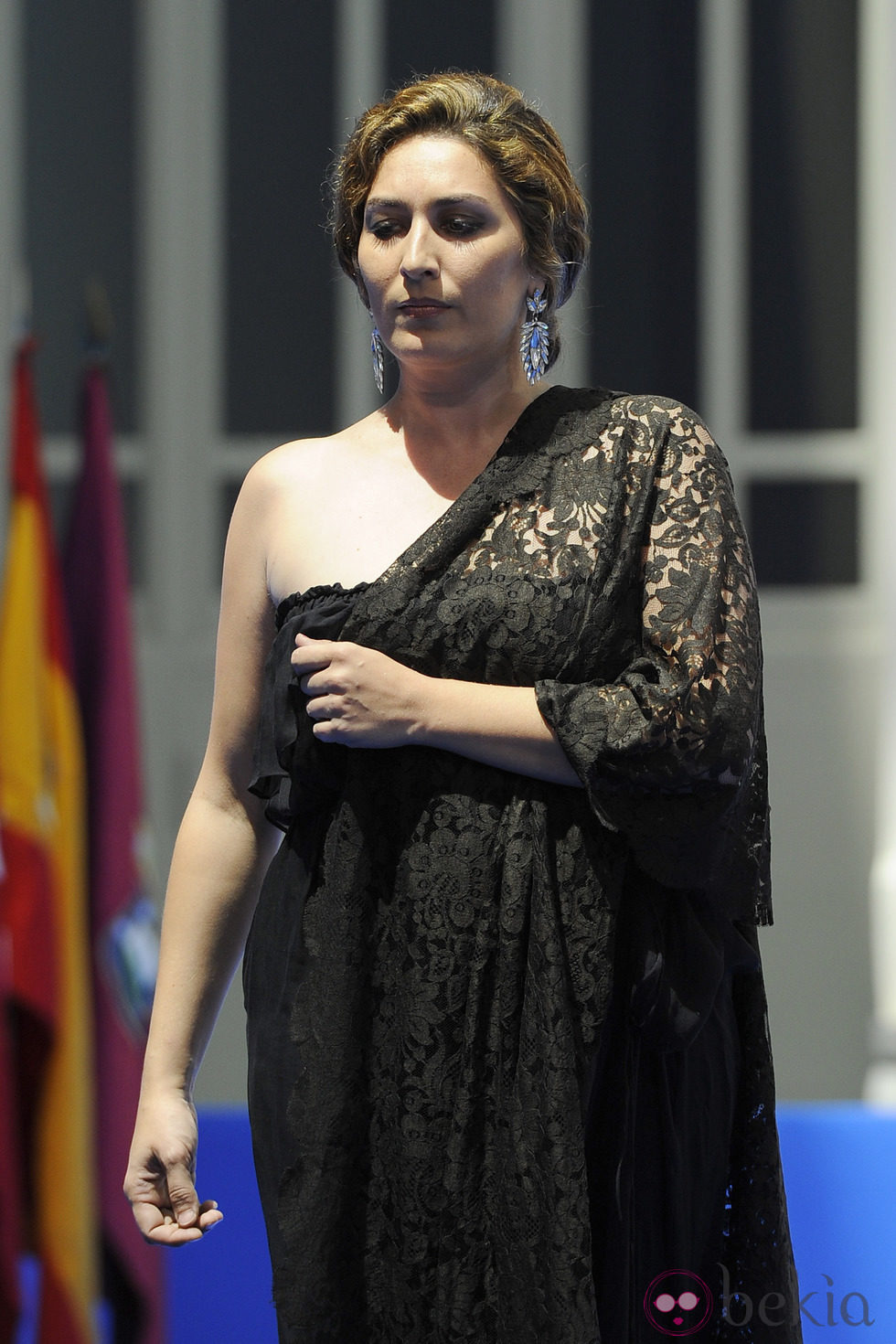 Estrella Morente actuando en la entrega de las Medallas de Oro de Madrid en San Isidro 2014