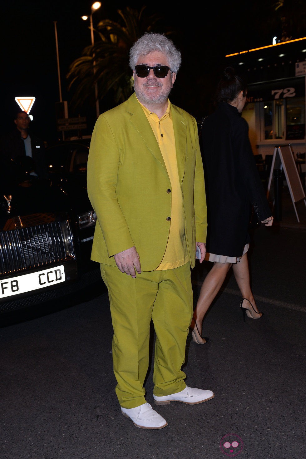 Pedro Almodóvar en la entrega de los Premios Chopard en el Festival de Cannes 2014