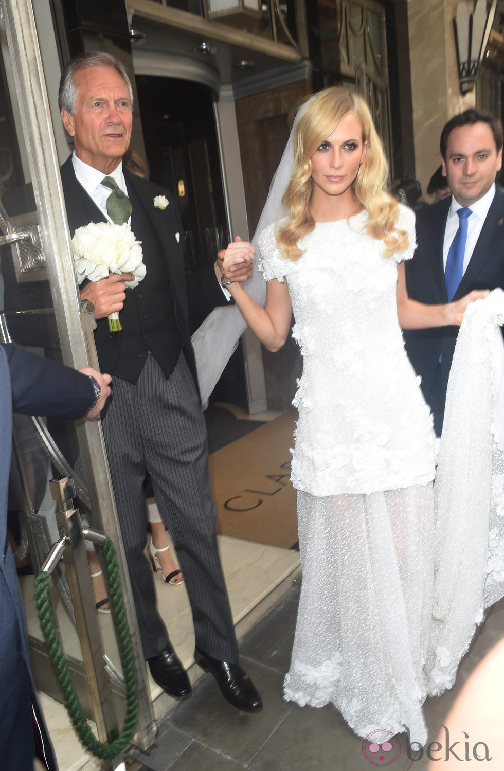 Poppy Delevingne en su boda en Londres