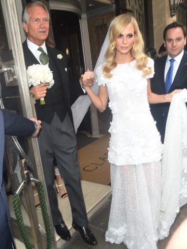 Poppy Delevingne en su boda en Londres