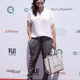 Tiffani Thiessen en la fiesta solidaria de la lucha contra el cáncer de ovario en Los Angeles