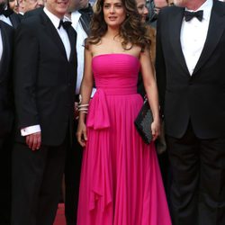 Salma Hayek en la alfombra roja del Festival de Cannes 2014