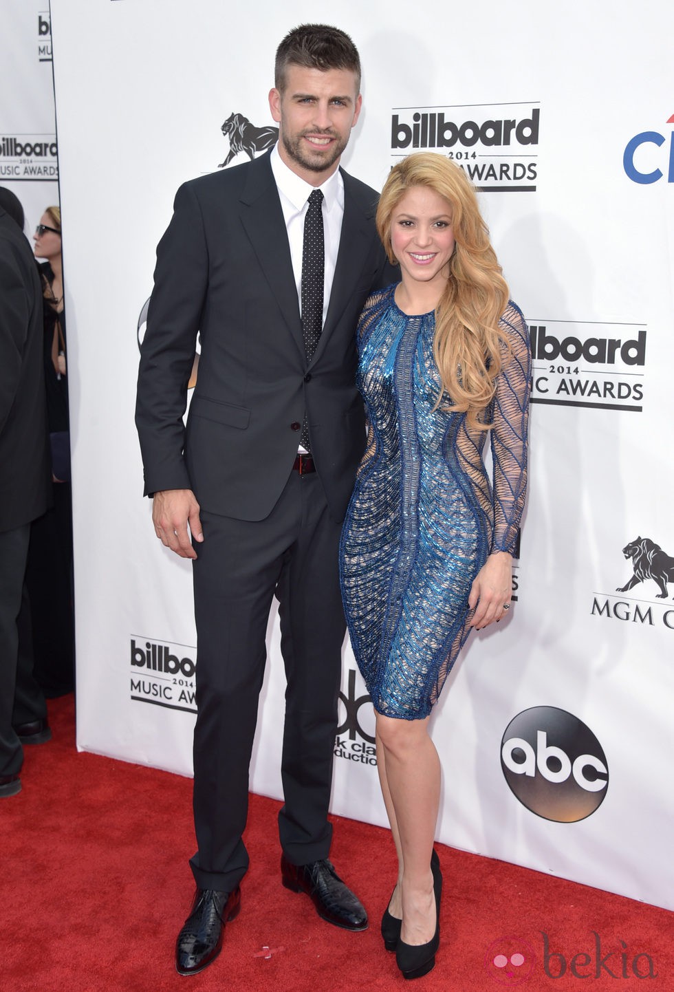 Gerard Piqué y Shakira en los Billboard Awards 2014