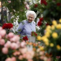 La Reina Isabel en el Chelsea Flower Show 2014