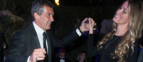 Antonio Banderas en la pista de baile de Di Grisogono en el Festival de Cannes de 2014