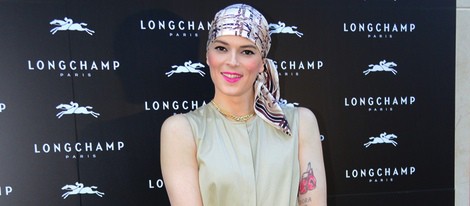 Bimba Bosé en un acto de Longchamp tras ser operada de cáncer de mama