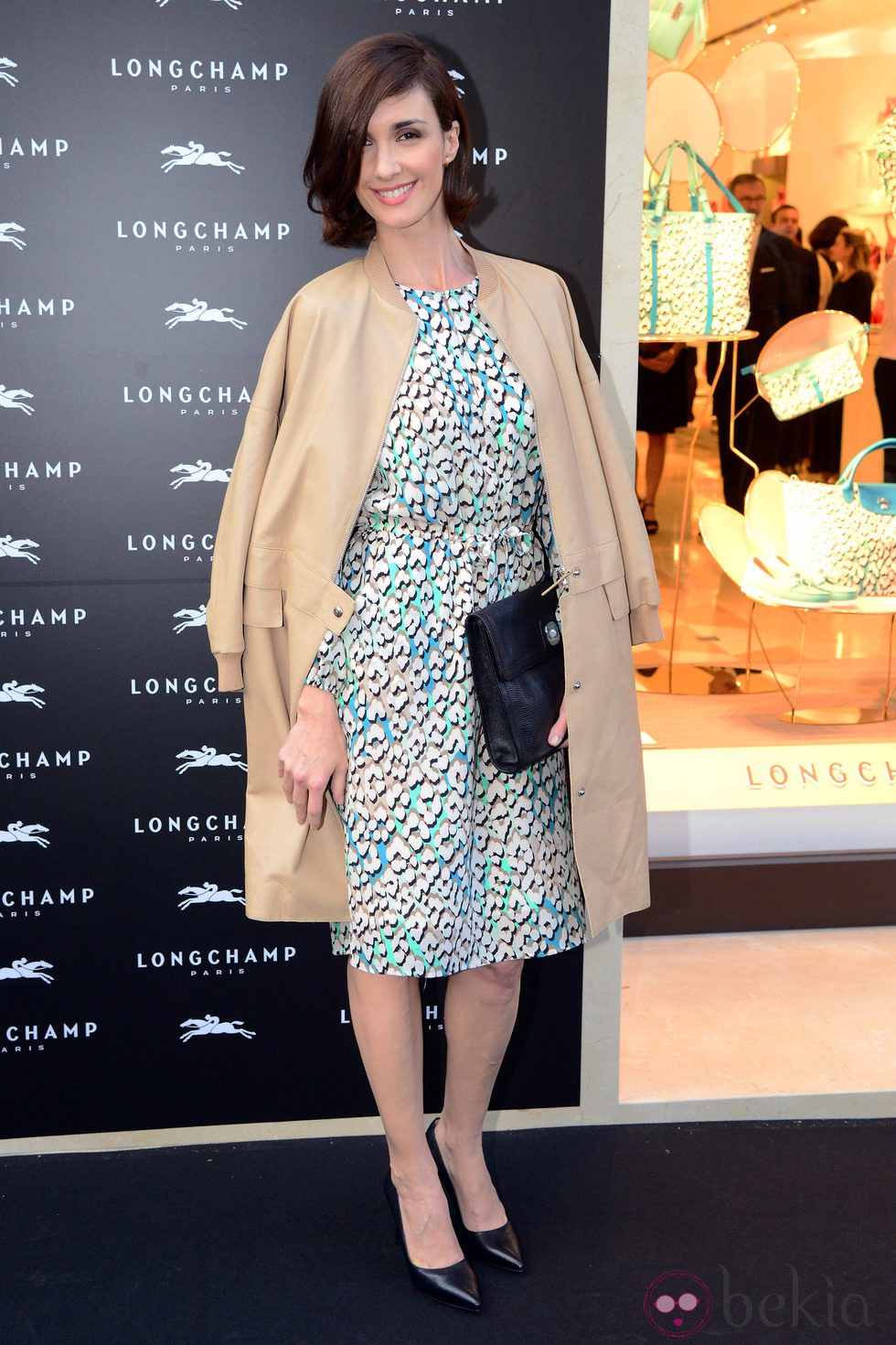 Paz Vega en la apertura de una tienda de Longchamp