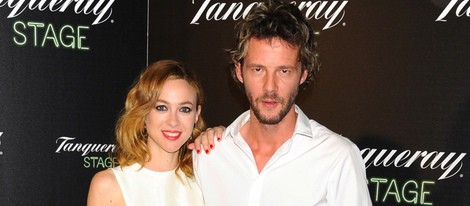 Marta Hazas y Eloy Azorín en el estreno de 'Confesiones de un Bartender'