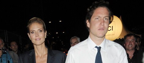 Heidi Klum y Vito Schnabel en una fiesta en el yate de Roberto Cavalli en Cannes 2014